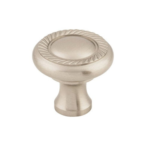 Swirl Cut Knob 1 1/4 Inch - Brushed Satin Nickel - BSN