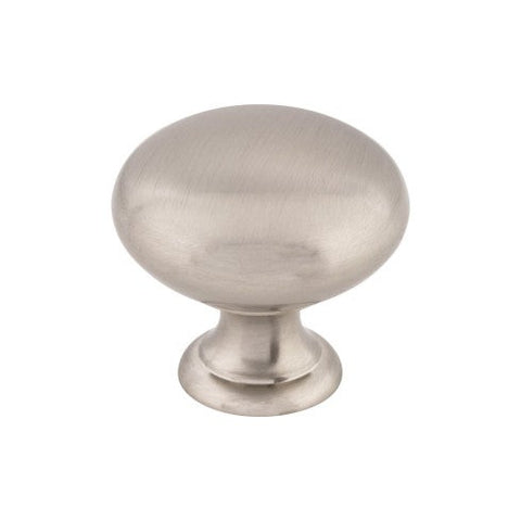 Hollow Round Knob 1 1/4 Inch - Brushed Satin Nickel - BSN