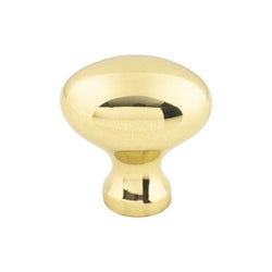 Egg Knob 1 1/4 Inch - Polished Brass - PB