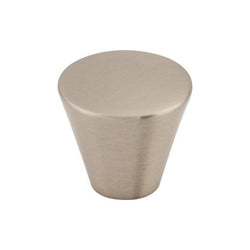 Cone Knob 1 1/16 Inch - Brushed Satin Nickel - BSN