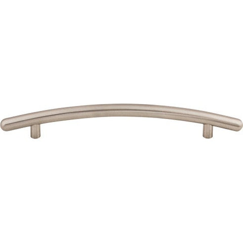 Curved Bar Pull 6 5/16 Inch (c-c) - Brushed Satin Nickel - BSN