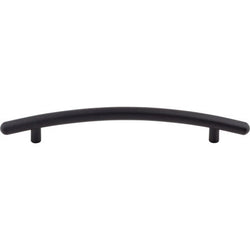 Curved Bar Pull 6 5/16 Inch (c-c) - Flat Black - BLK