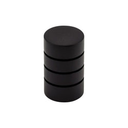 Stacked Knob 5/8 Inch - Flat Black - BLK