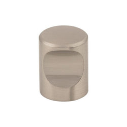 Indent Knob 3/4 Inch - Brushed Satin Nickel - BSN