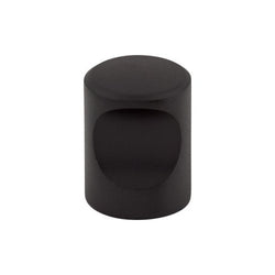 Indent Knob 3/4 Inch - Flat Black - BLK