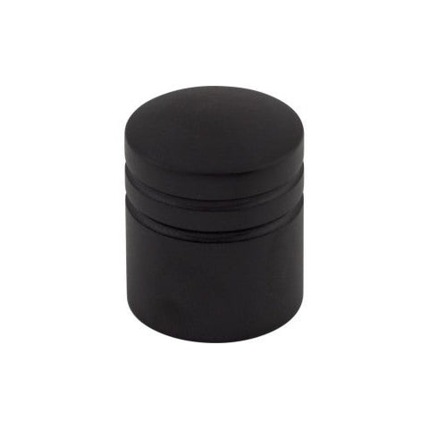 Stacked Knob 1 Inch - Flat Black - BLK