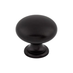 Mushroom Knob 1 1/4 Inch - Patina Black - PAB