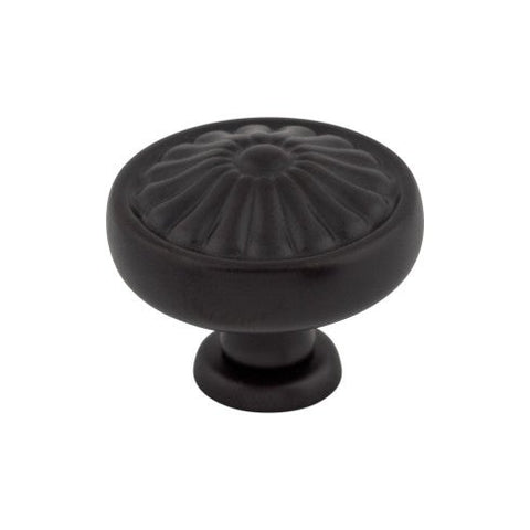 Flower Knob 1 1/4 Inch - Patina Black - PAB