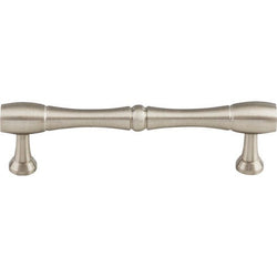 Nouveau Bamboo Pull 3 3/4 Inch (c-c) - Brushed Satin Nickel -