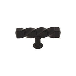 Square Twist T-Handle 3 3/16 Inch (c-c) - Patina Black - PAB