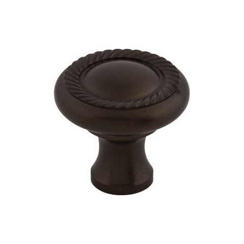 Swirl Cut Knob 1 1/4 Inch - Oil Rubbed Bronze - ORB