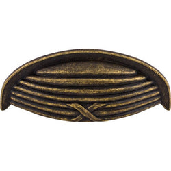 Ribbon & Reed Cup Pull 3 Inch (c-c) - German Bronze - GBZ