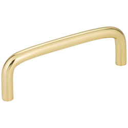 Torino 3-1/2" Pull (OA - 3-13/16" ) - Polished Brass
