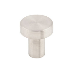 Knob 3/4 Inch - Brushed Stainless Steel - SS