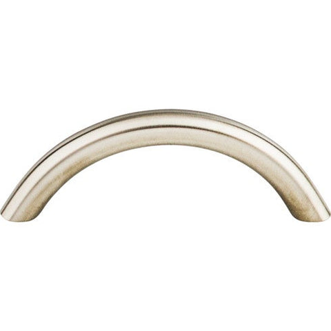 Solid Bowed Bar Pull 3 Inch (c-c) - Brushed Stainless Steel -