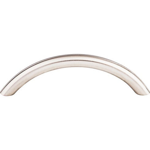 Solid Bowed Bar Pull 3 3/4 Inch (c-c) - Brushed Stainless Stee