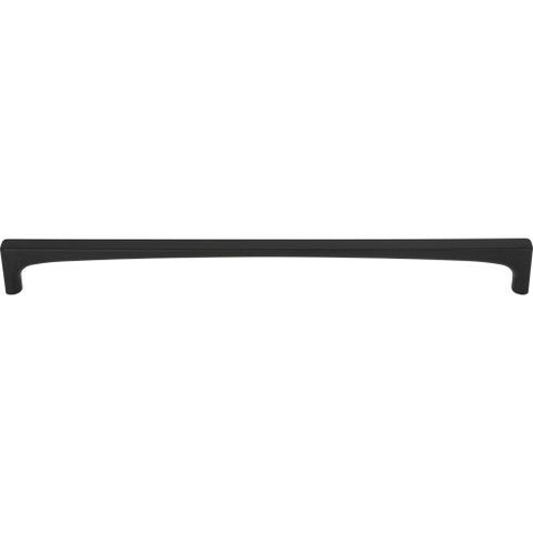 Riverside Pull 12 Inch (c-c) - Flat Black - BLK