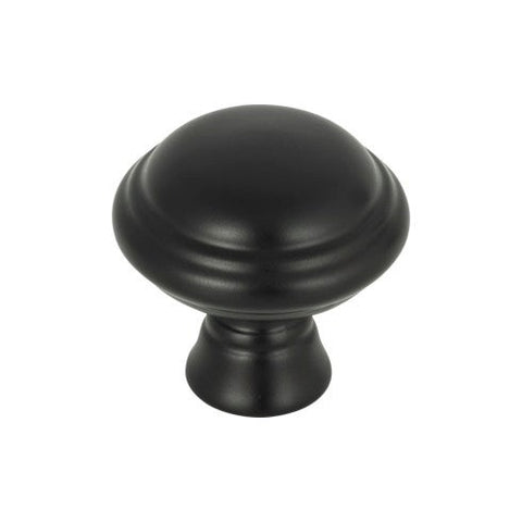 Henderson Knob 1 1/4 Inch - Flat Black - BLK