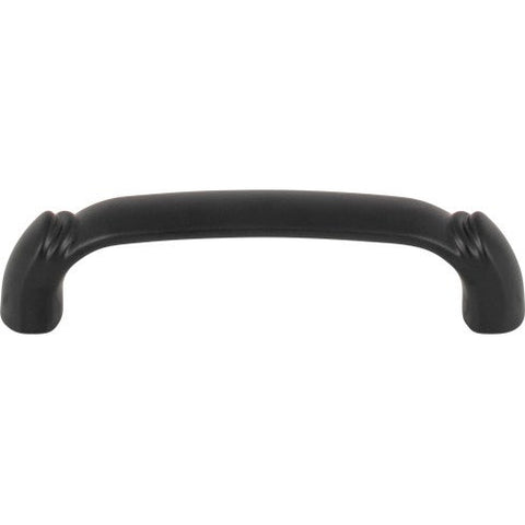 Pomander Pull 3 3/4 Inch (c-c) - Flat Black - BLK