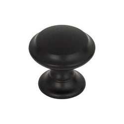 Barrow Knob 1 1/4 Inch - Flat Black - BLK