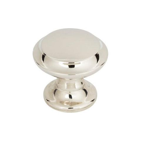 Barrow Knob 1 1/4 Inch - Polished Nickel - PN