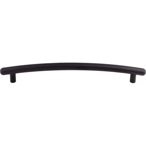 Curved Appliance Pull 12 Inch (c-c) - Flat Black - BLK