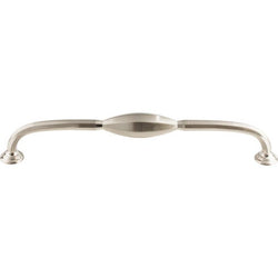 Chareau D-Pull Large 8 13/16 Inch (c-c) - Brushed Satin Nickel