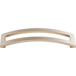 Euro Arched Pull 5 Inch (c-c) - Brushed Satin Nickel - BSN