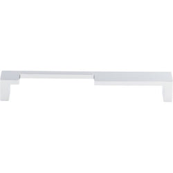 Modern Metro Notch Pull A 7 Inch (c-c) - Polished Chrome - PC