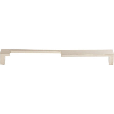 Modern Metro Notch Pull A 9 Inch (c-c) - Brushed Satin Nickel