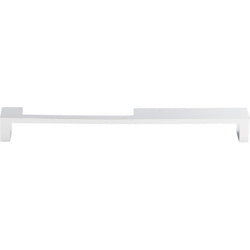 Modern Metro Notch Pull B 9 Inch (c-c) - Polished Chrome - PC