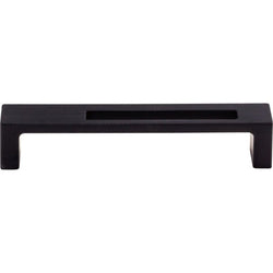 Modern Metro Slot Pull 5 Inch (c-c) - Flat Black - BLK