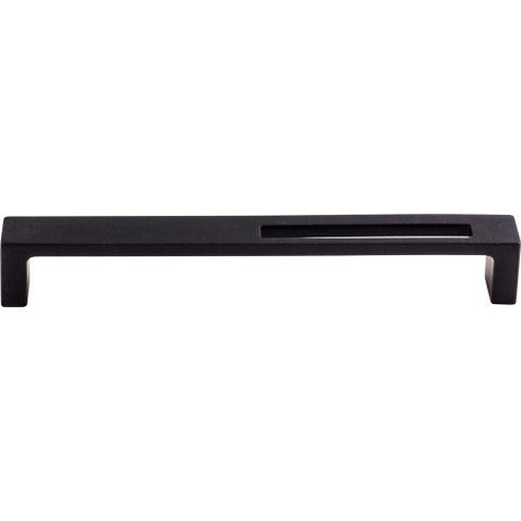 Modern Metro Slot Pull 7 Inch (c-c) - Flat Black - BLK