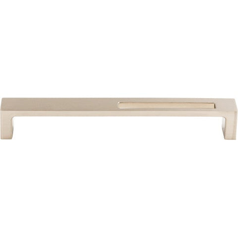 Modern Metro Slot Pull 7 Inch (c-c) - Brushed Satin Nickel - B