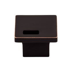 Modern Metro Slot Knob 1 1/4 Inch - Tuscan Bronze - TB