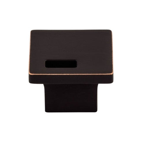 Modern Metro Slot Knob 1 1/4 Inch - Tuscan Bronze - TB