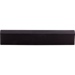 Modern Metro Tab Pull 5 Inch (c-c) - Flat Black - BLK