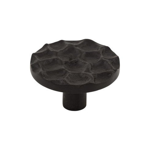 Cobblestone Round Knob 1 15/16 Inch - Coal Black - CB