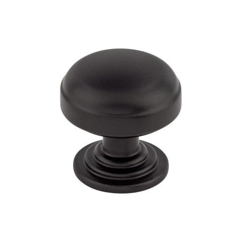 Ellis Knob 1 1/4 Inch - Flat Black - BLK