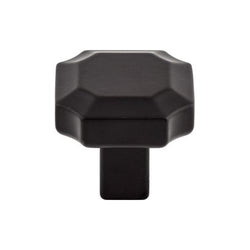 Davenport Knob 1 1/4 Inch - Flat Black - BLK