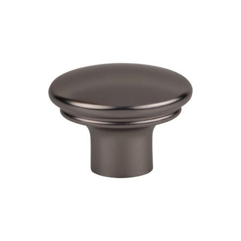 Julian Oval Knob 1 3/8 Inch - Ash Gray - AG