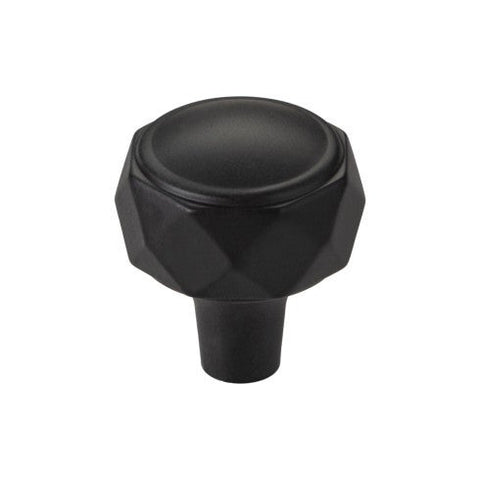 Kingsmill Knob 1 1/4 Inch - Flat Black - BLK