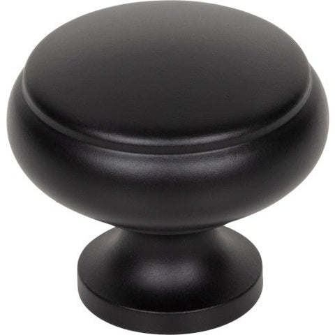 Cumberland Knob 1 1/4 Inch - Flat Black - BLK