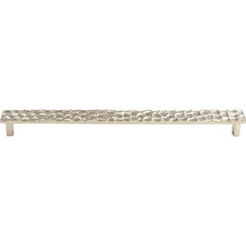 Cobblestone Pull 12 9/16 Inch (c-c) - Polished Nickel - PN