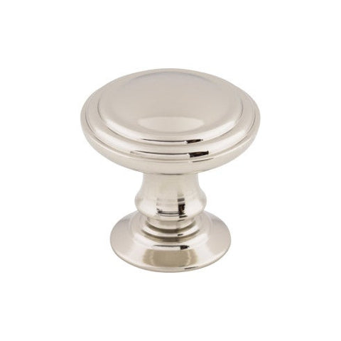 Reeded Knob 1 1/4 Inch - Polished Nickel - PN