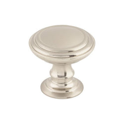 Reeded Knob 1 1/2 Inch - Brushed Satin Nickel - BSN