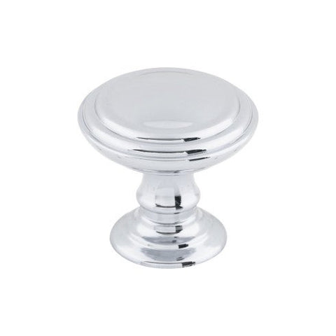 Reeded Knob 1 1/2 Inch - Polished Chrome - PC