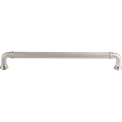 Reeded Appliance Pull 12 Inch (c-c) - Brushed Satin Nickel - B