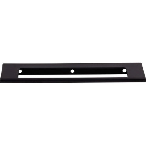 Europa Cut Out Tab Pull 6 Inch (c-c) - Flat Black - BLK