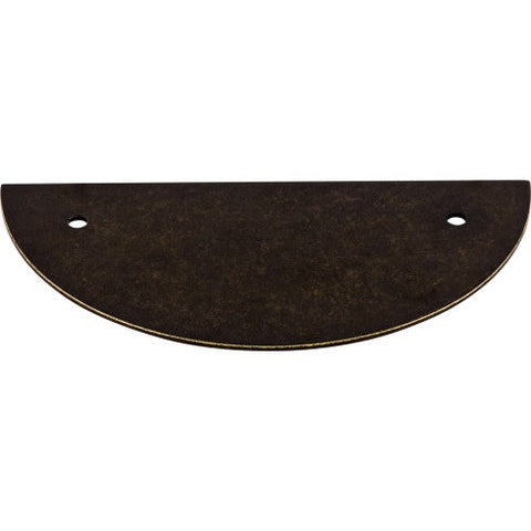 Half Circle Backplate 3 1/2 Inch (c-c) - German Bronze - GBZ